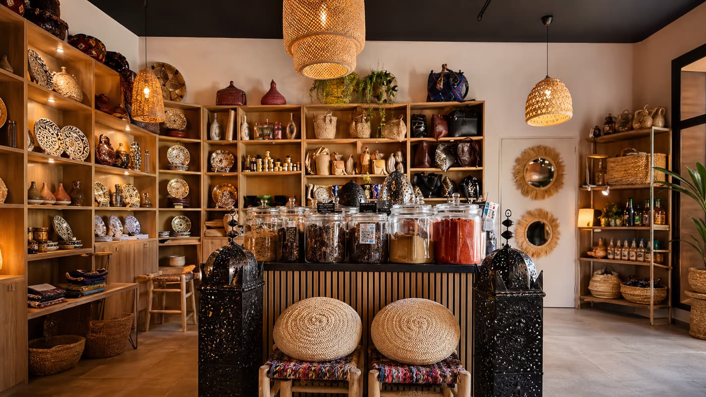 Boutique Artalya à Saint-Tropez, art et créations artisanales